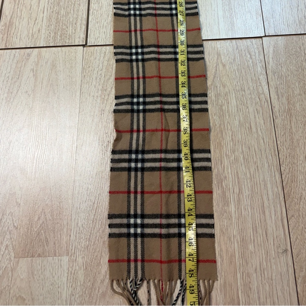 Burberry Classic Check Wool Cashmere Scarf - Picture 6 of 6